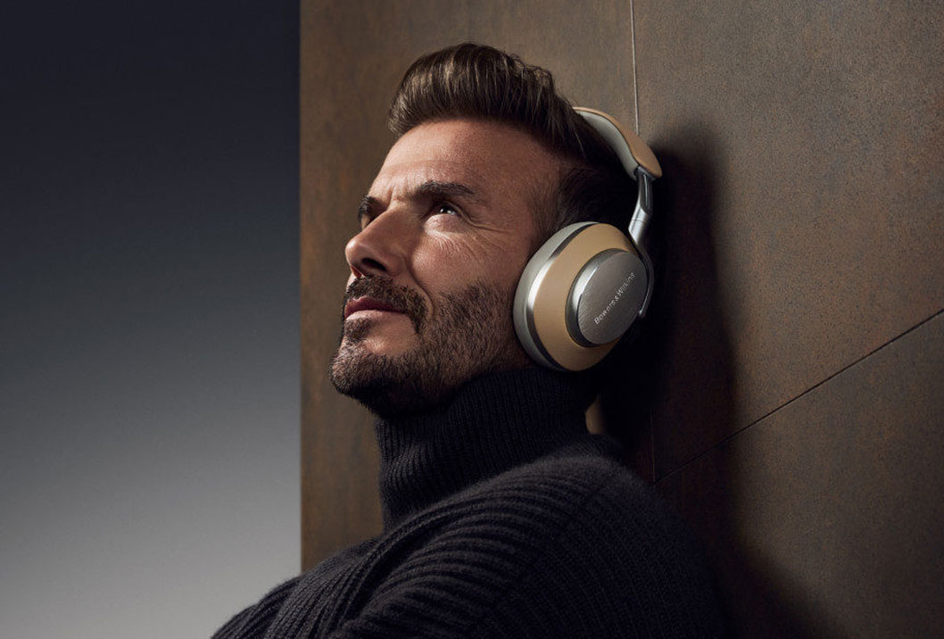 David Beckham und Bowers & Wilkins